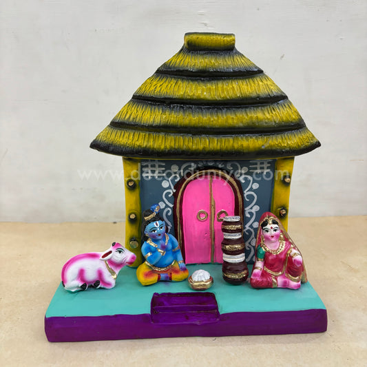Yashoda Krishna Sappadu Set | Decor Duniya Golu Doll | Navaratri Golu Dolls - SAP73