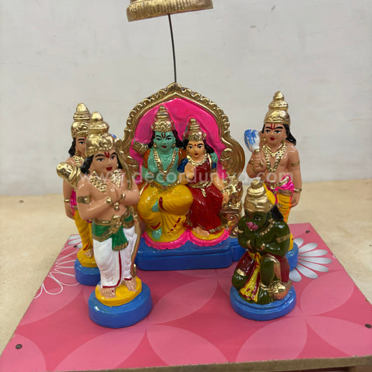 Ramar Set | Ram Darbar | Decor Duniya Golu Doll | Navaratri Golu Dolls - SAP26