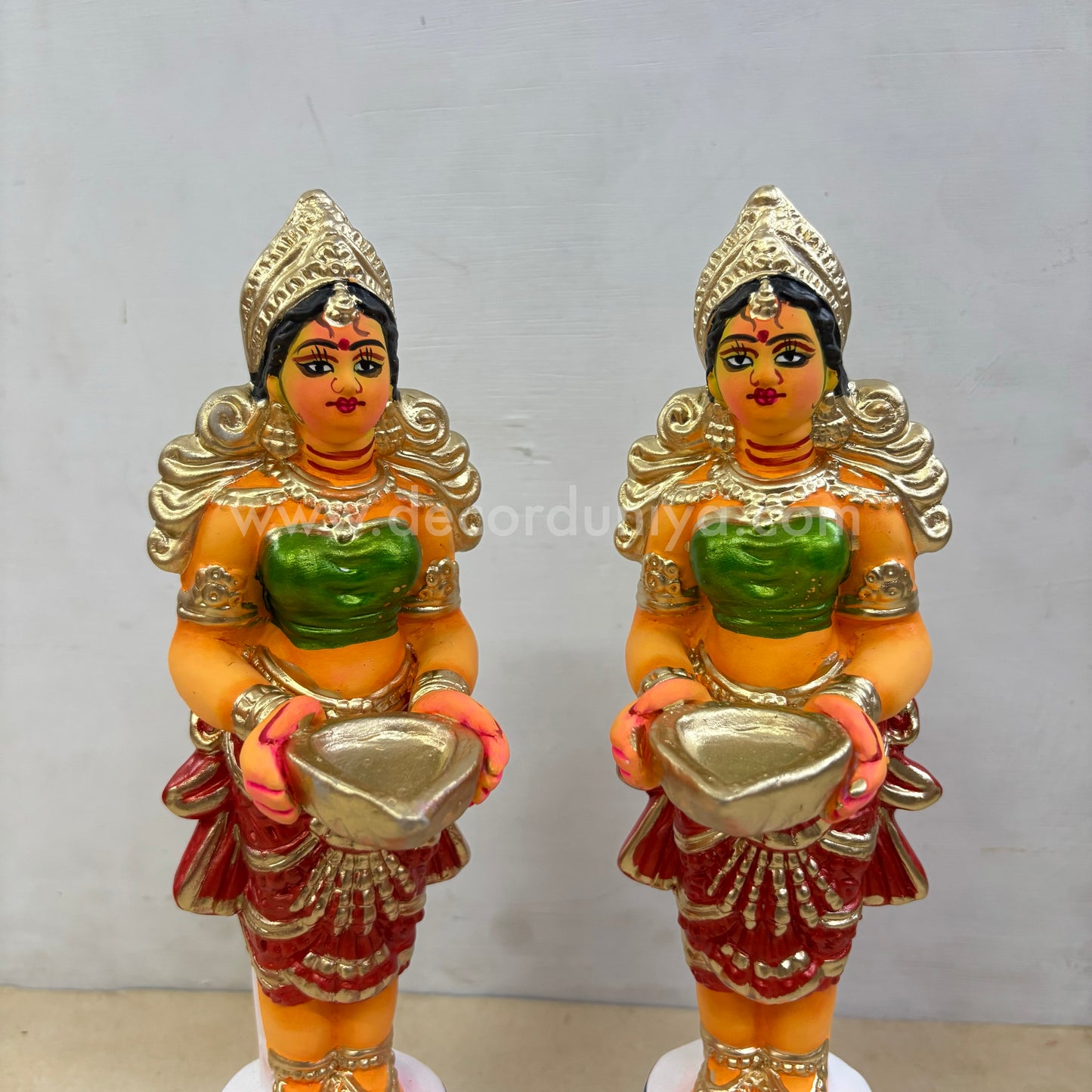 Paavai Vilakku | Paavai Deepam | Height 12 inches | Decor Duniya Golu Doll | Navaratri Golu Dolls - SAP47
