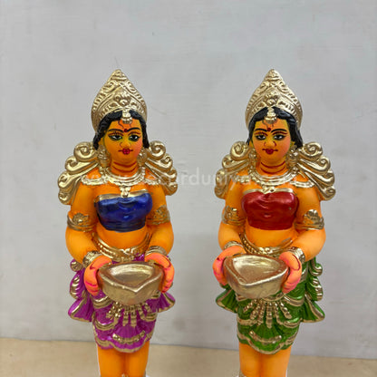 Paavai Vilakku | Paavai Deepam | Height 13 inches | Decor Duniya Golu Doll | Navaratri Golu Dolls - SAP48