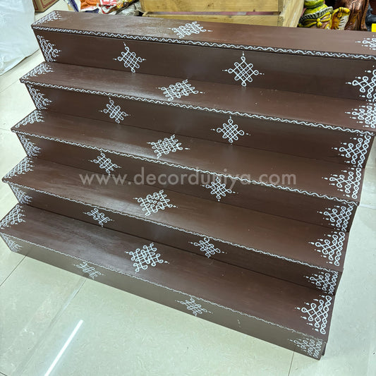 Dismantable 5 Step Golu Padi | 36 inches Width - DGP12