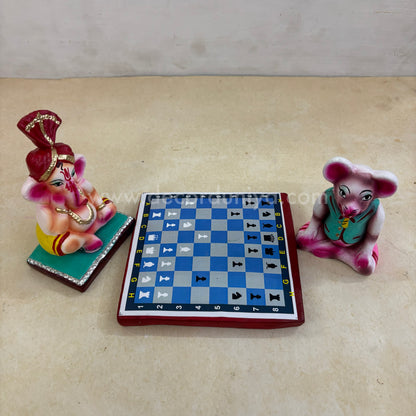 Chess Ganesha | Decor Duniya Golu Doll | Navaratri Golu Dolls - SAP12