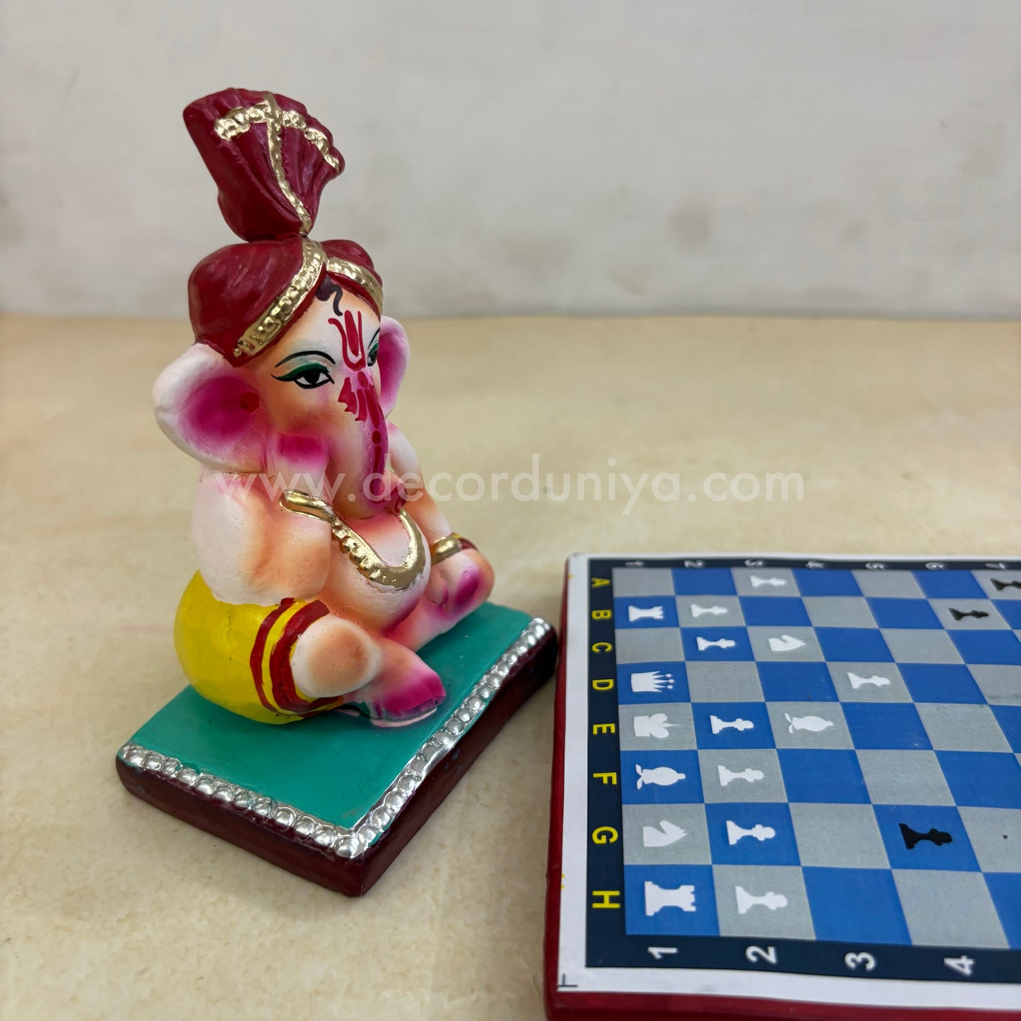 Chess Ganesha | Decor Duniya Golu Doll | Navaratri Golu Dolls - SAP12