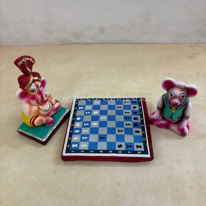 Chess Ganesha | Decor Duniya Golu Doll | Navaratri Golu Dolls - SAP12