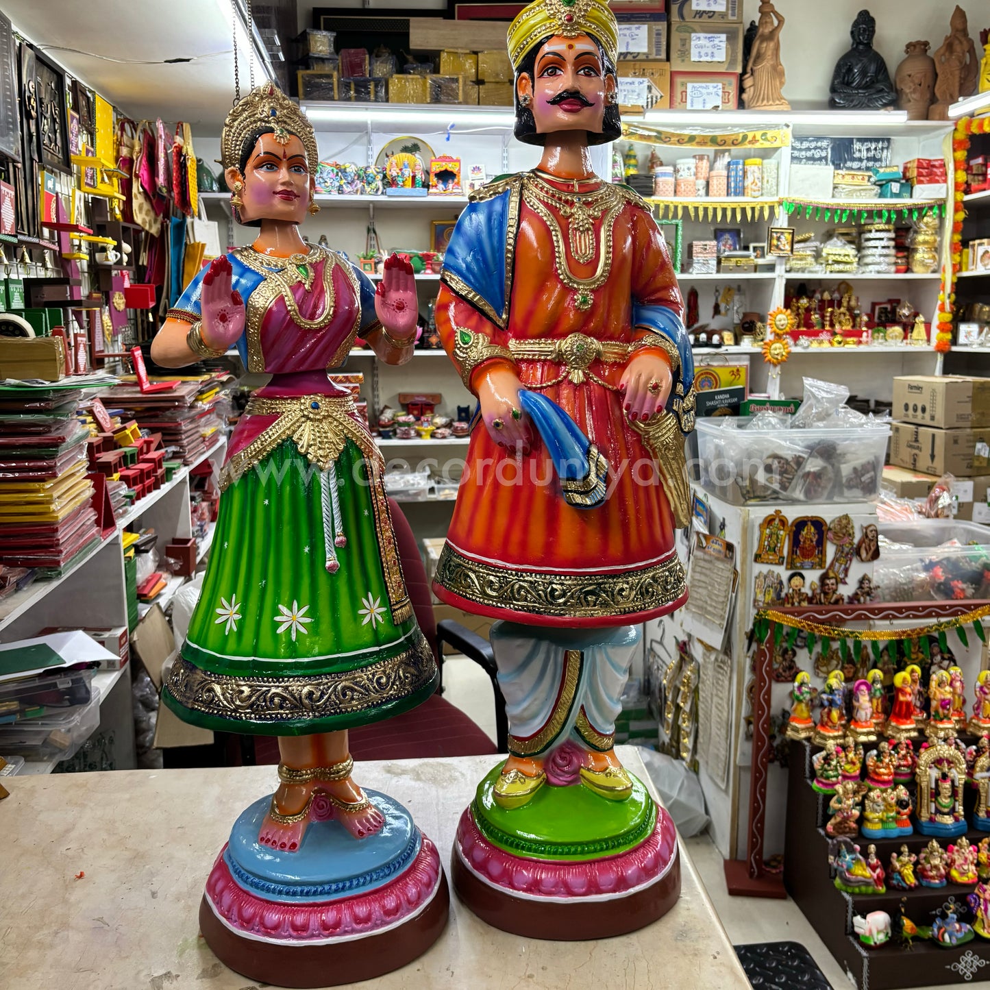 Thanjavur Dancing Doll - Height - 3.5ft - TDRR61