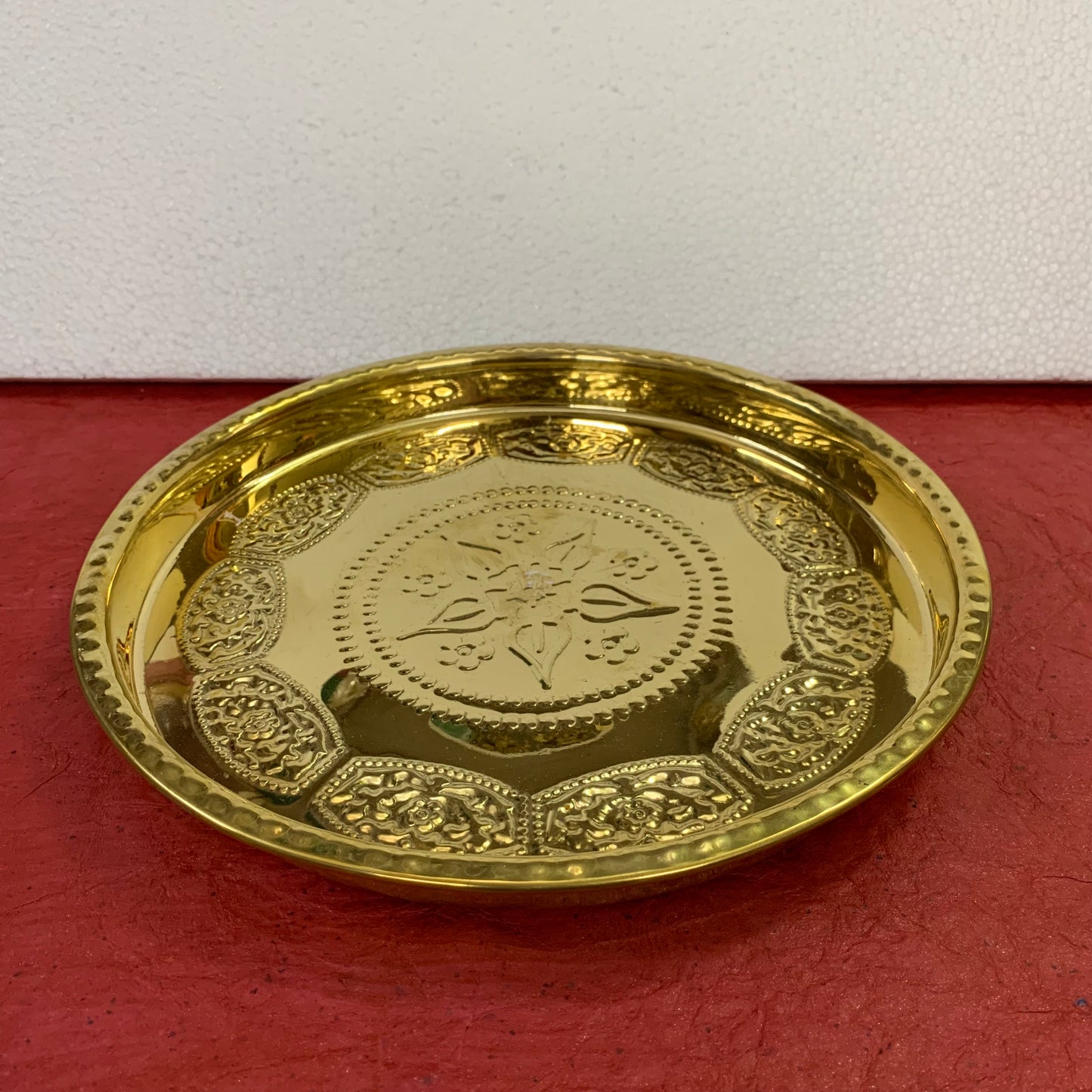 Brass Pooja Thali Set - 18 Pcs - PTS2-C