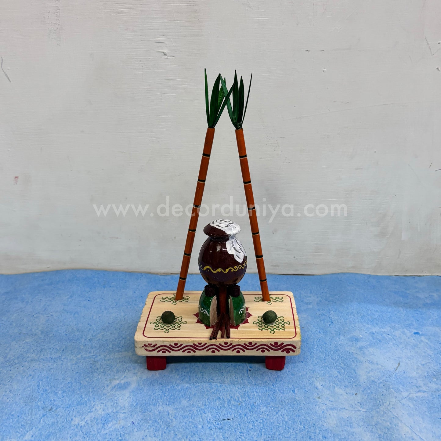 Pongal Pot Set with Sugarcane | KT102