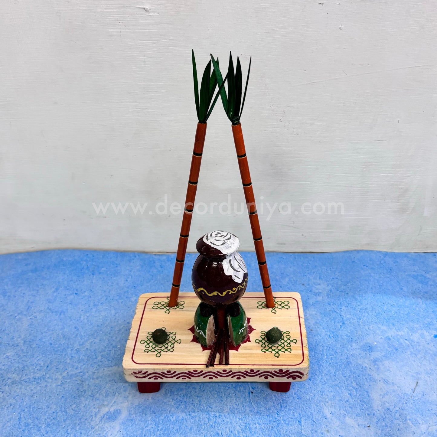 Pongal Pot Set with Sugarcane | KT102
