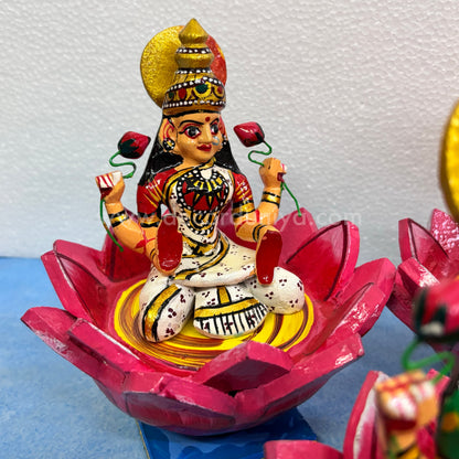 Ashtalakshmi Set | Kondapalli Dolls - KT107