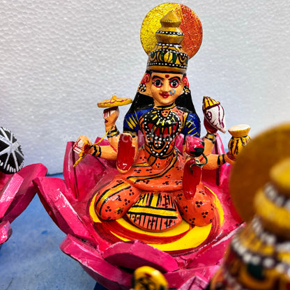 Ashtalakshmi Set | Kondapalli Dolls - KT107