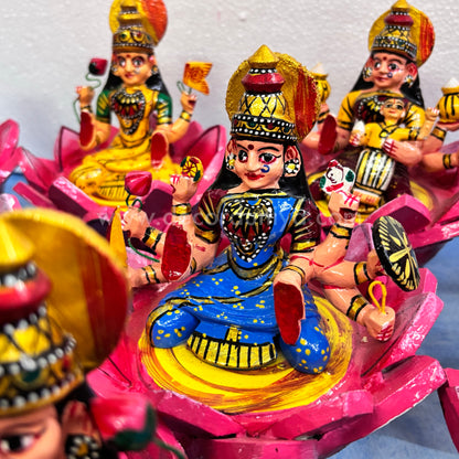 Ashtalakshmi Set | Kondapalli Dolls - KT107