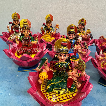 Ashtalakshmi Set | Kondapalli Dolls - KT107