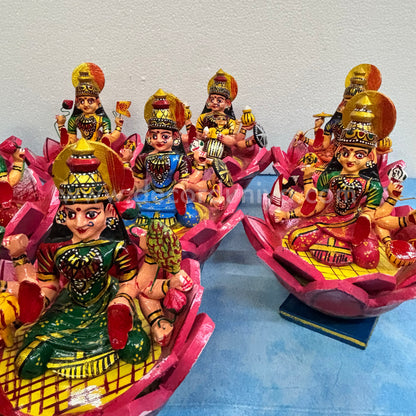 Ashtalakshmi Set | Kondapalli Dolls - KT107