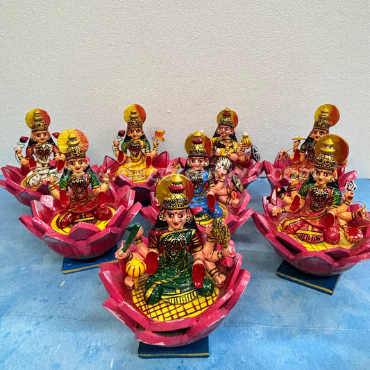 Ashtalakshmi Set | Kondapalli Dolls - KT107