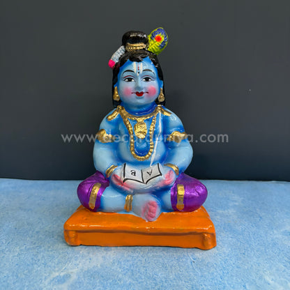 Reading Krishna | Decor Duniya Golu Doll | Navaratri Golu Dolls - TK74