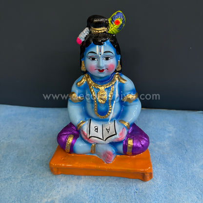 Reading Krishna | Decor Duniya Golu Doll | Navaratri Golu Dolls - TK74