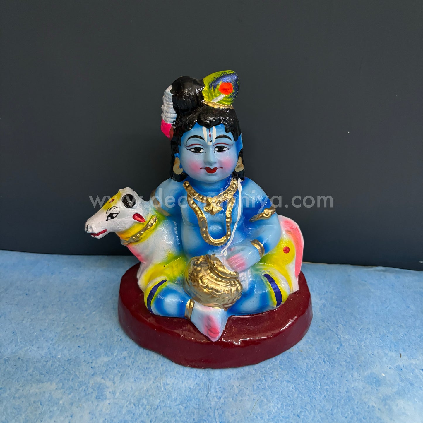 Cow Krishna | Decor Duniya Golu Doll | Navaratri Golu Dolls - TK75