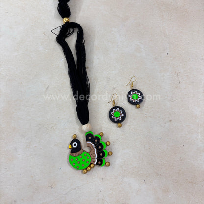 Exclusive Terracotta Jewellery Set With Intricate Design - CI1024