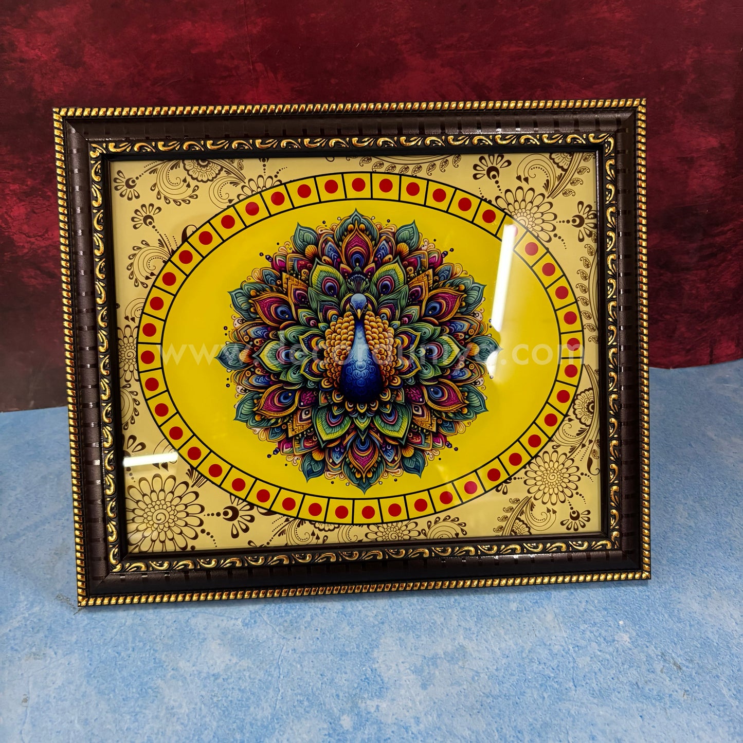Wall Hanging Frame| Reverse Glass Painting | - DDRGP2