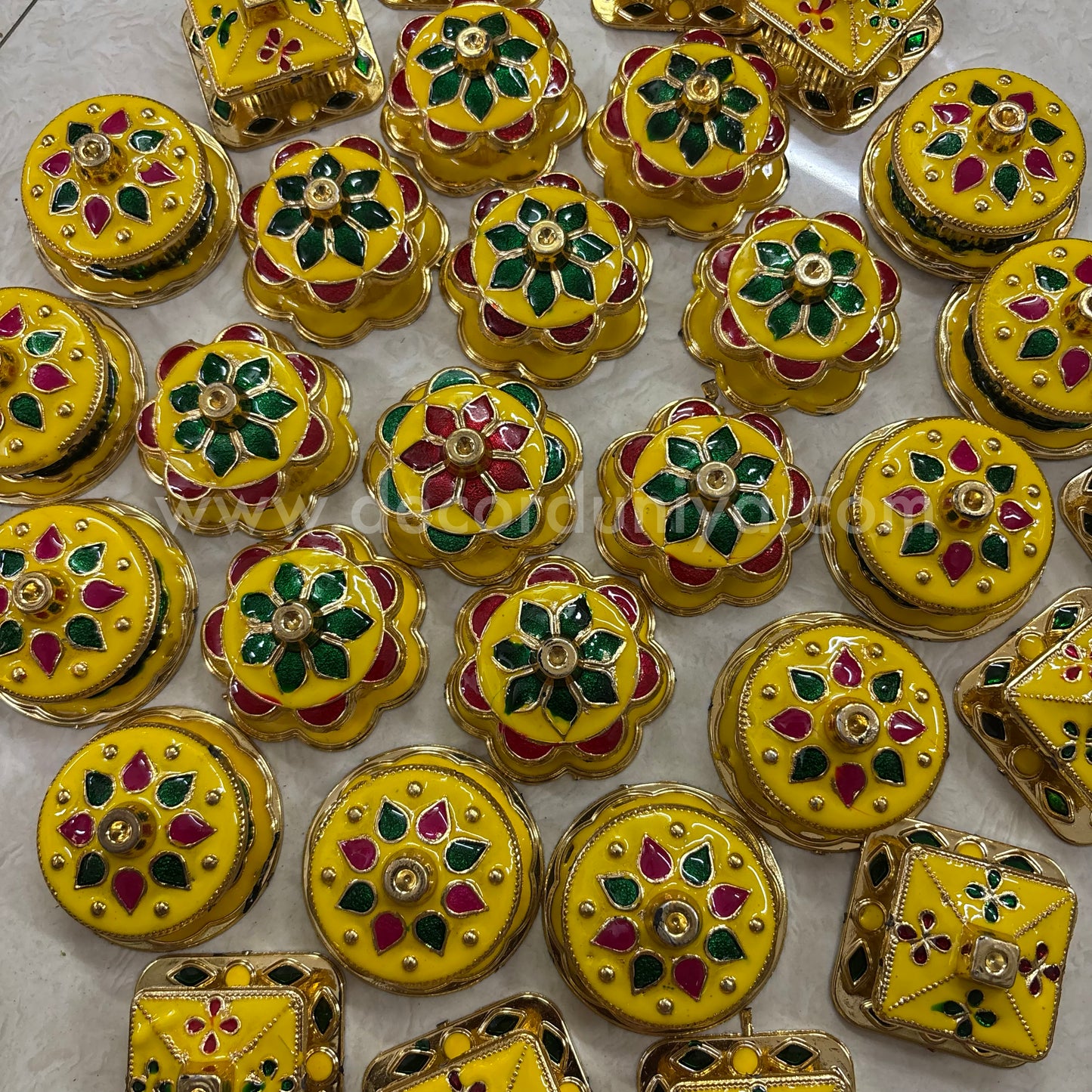 Meenakari Kum Kum Holder - RGS24-C