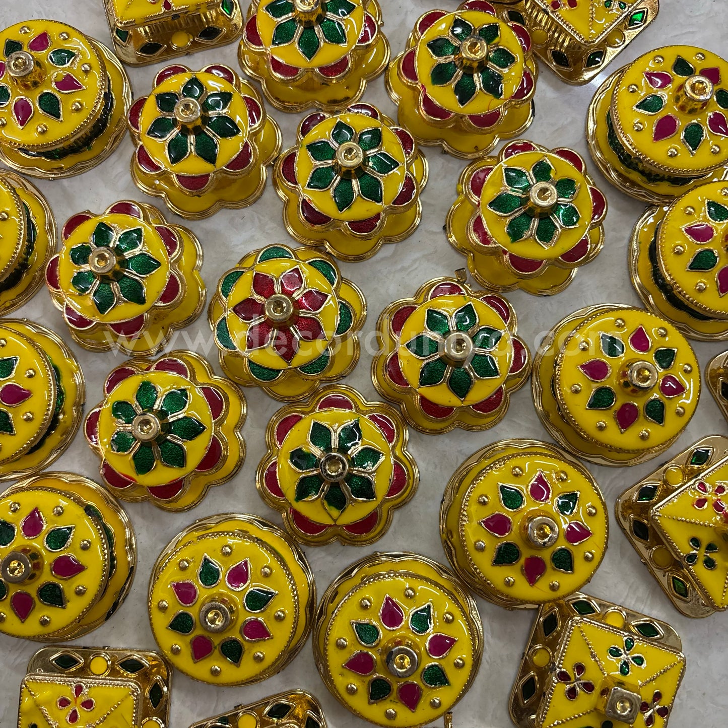Meenakari Kum Kum Holder - RGS24-C