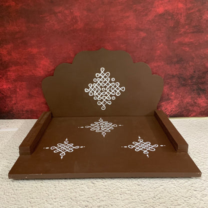 Wooden Hand Crafted Pooja Mandapam -  PM1