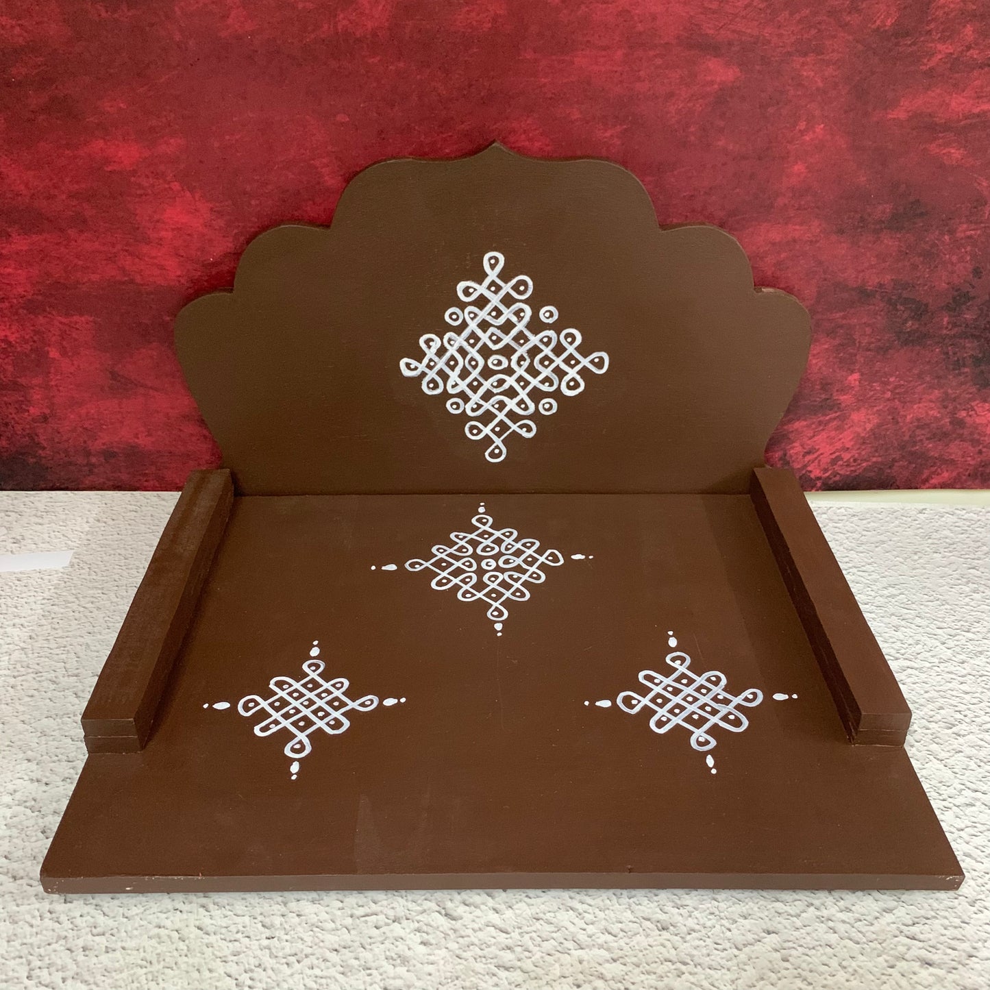 Wooden Hand Crafted Pooja Mandapam -  PM1