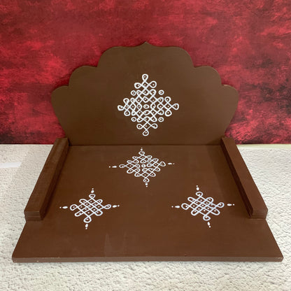 Wooden Hand Crafted Pooja Mandapam -  PM1