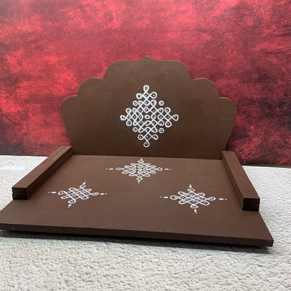 Wooden Hand Crafted Pooja Mandapam -  PM1