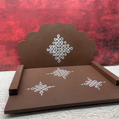 Wooden Hand Crafted Pooja Mandapam -  PM1