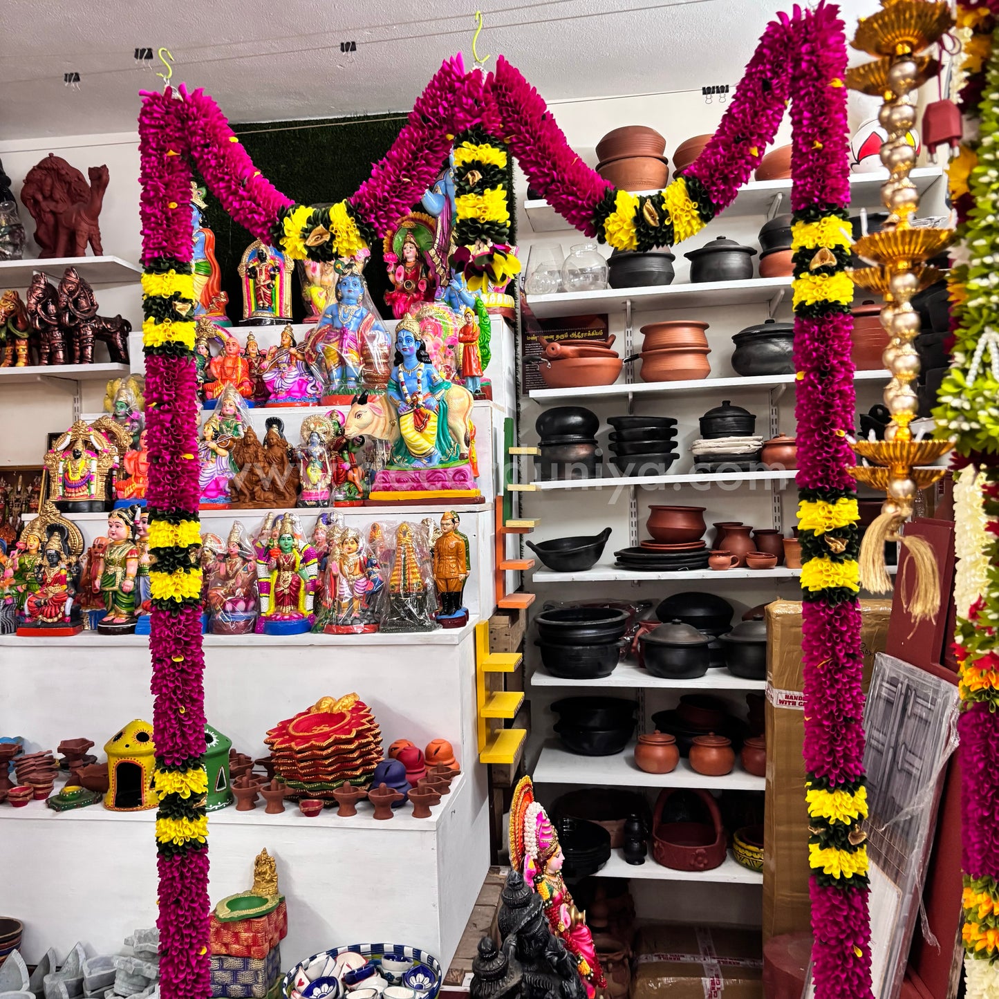 Fabric Door Thoranam with Centre Hanging Set - FT105