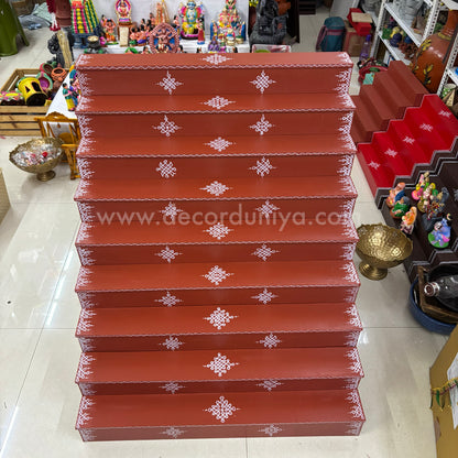 Dismantable 9 Step Golu Padi | 36 inches Width - DGP15