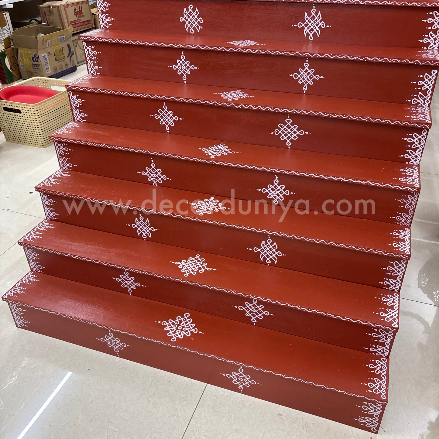 Dismantable 9 Step Golu Padi | 36 inches Width - DGP15