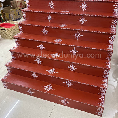 Dismantable 9 Step Golu Padi | 36 inches Width - DGP15