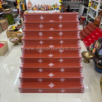 Dismantable 9 Step Golu Padi | 36 inches Width - DGP15