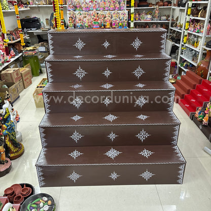 Dismantable 5 Step Golu Padi | 48 inches Width - DGP16