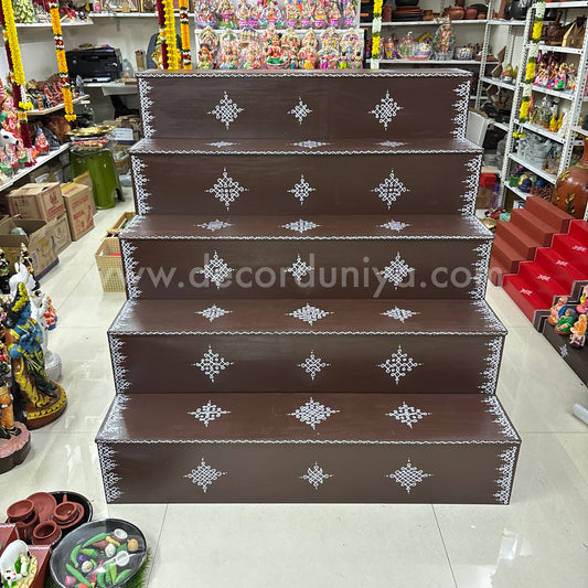 Dismantable 5 Step Golu Padi | 48 inches Width - DGP16