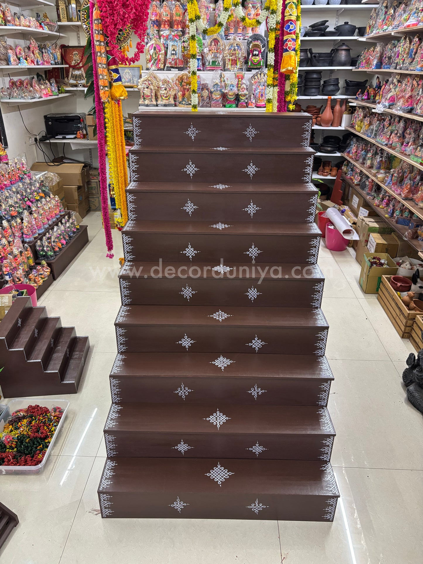 Dismantable 9 step Golu Padi | 36 inches Width - DGP28