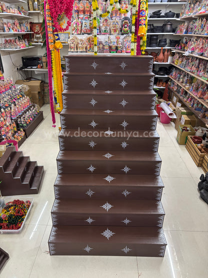 Dismantable 9 step Golu Padi | 36 inches Width - DGP28