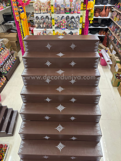 Dismantable 9 step Golu Padi | 36 inches Width - DGP28