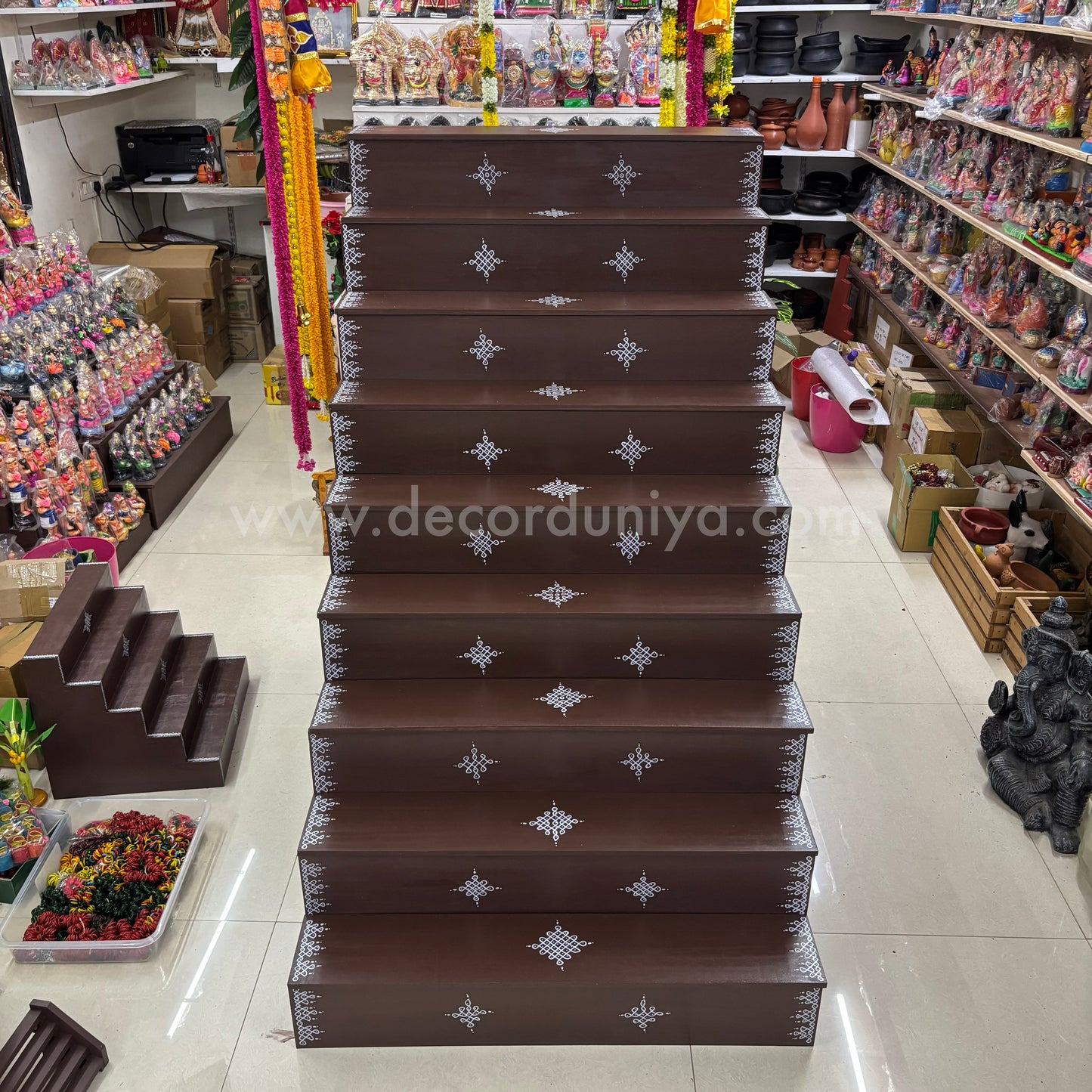 Dismantable 9 step Golu Padi | 36 inches Width - DGP28