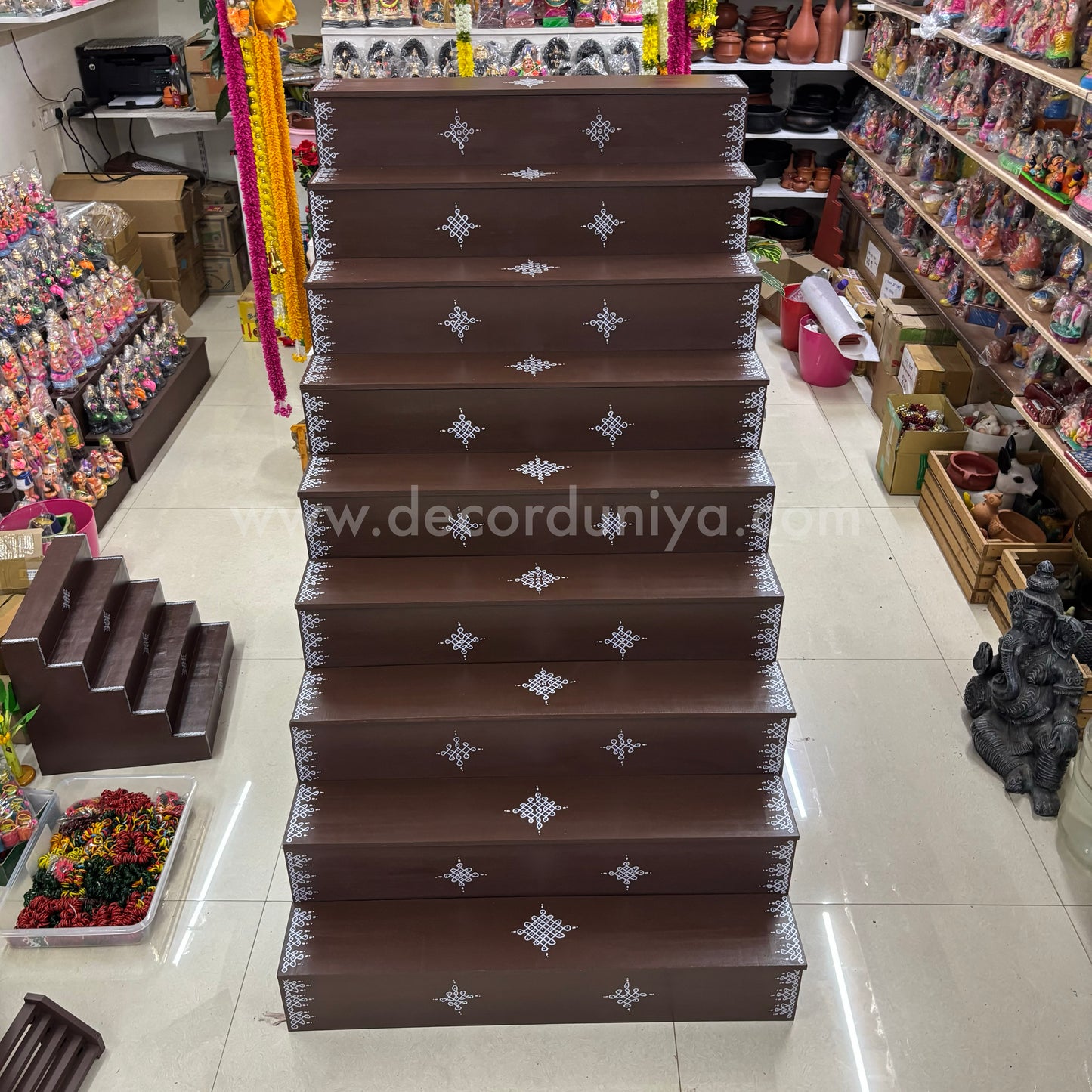 Dismantable 9 step Golu Padi | 36 inches Width - DGP28