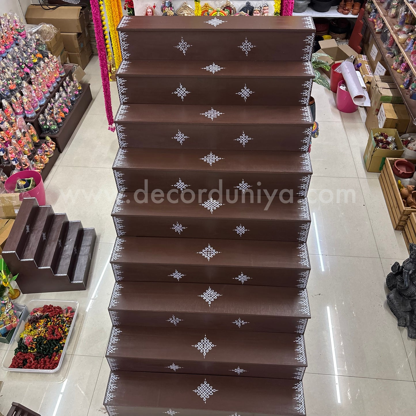 Dismantable 9 step Golu Padi | 36 inches Width - DGP28
