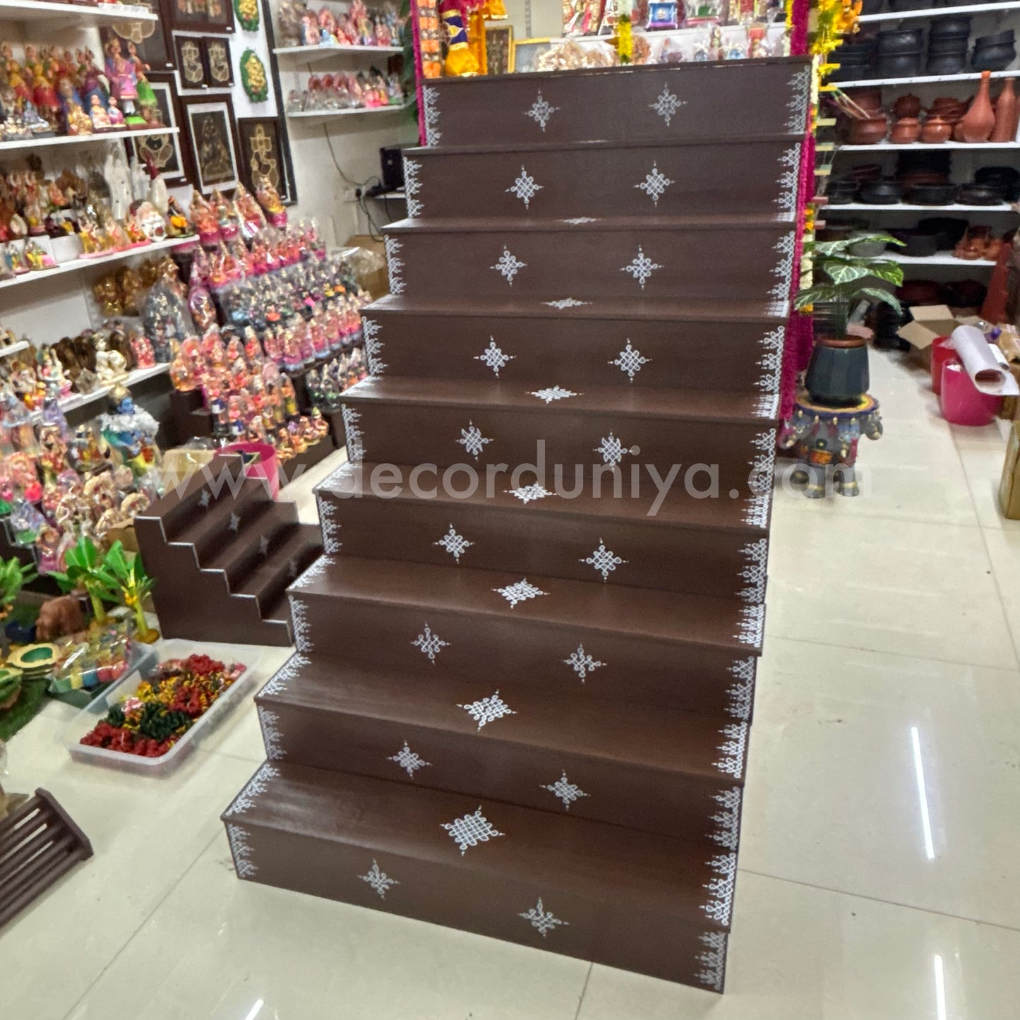 Dismantable 9 step Golu Padi | 36 inches Width - DGP28