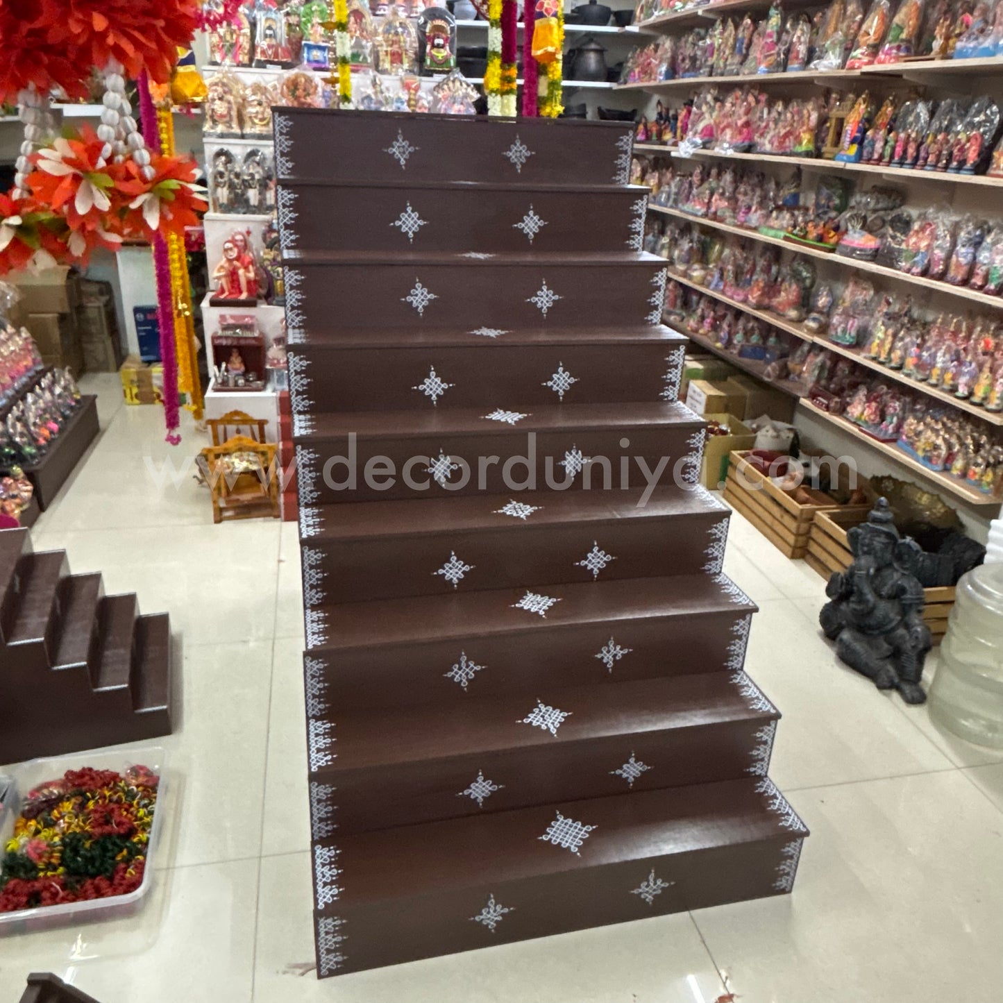 Dismantable 9 step Golu Padi | 36 inches Width - DGP28