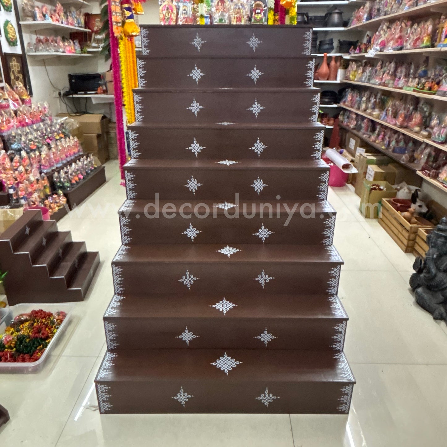 Dismantable 9 step Golu Padi | 36 inches Width - DGP28