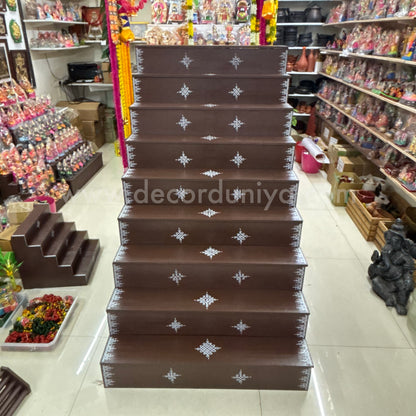 Dismantable 9 step Golu Padi | 36 inches Width - DGP28