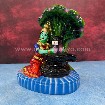 Ambal with Lingam | Kanchi Mavadi Amman - TK737