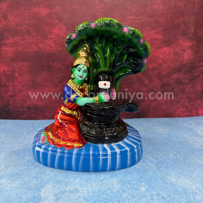 Ambal with Lingam | Kanchi Mavadi Amman - TK737
