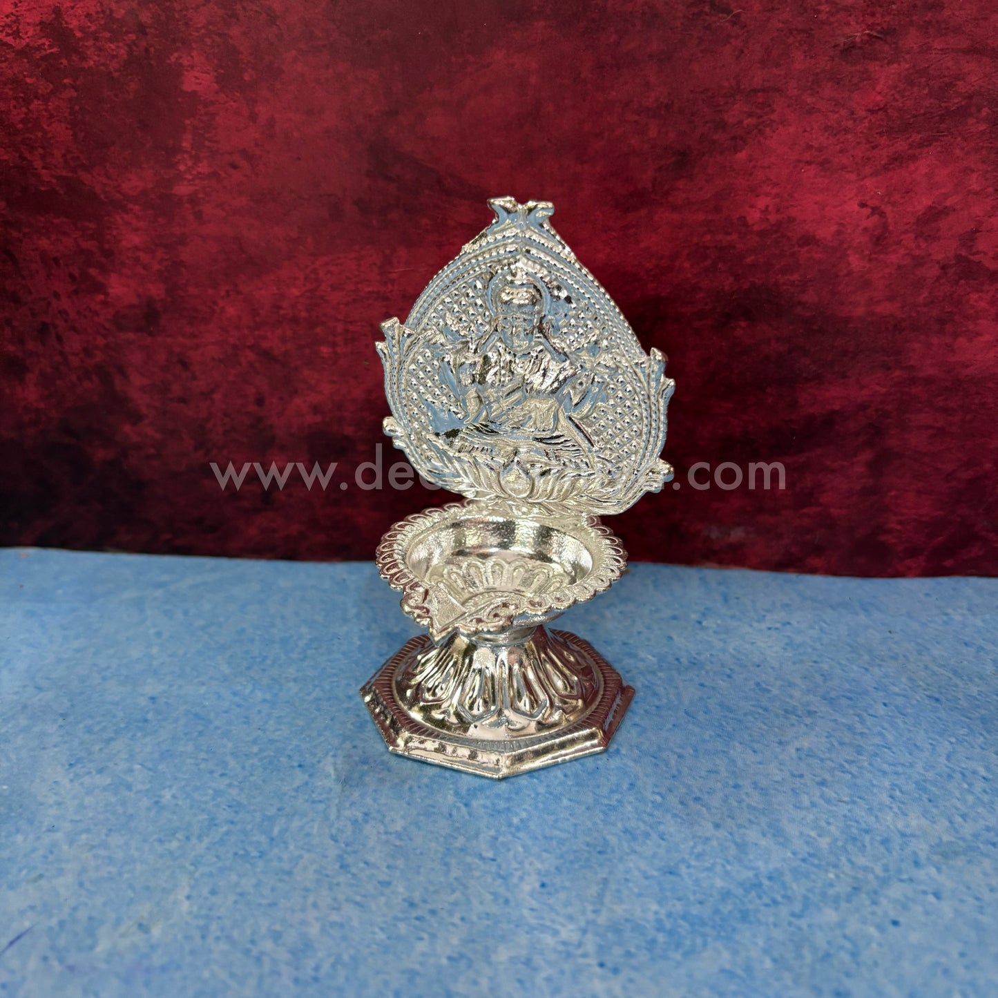 German Silver Lakshmi Vilakku - MAN2